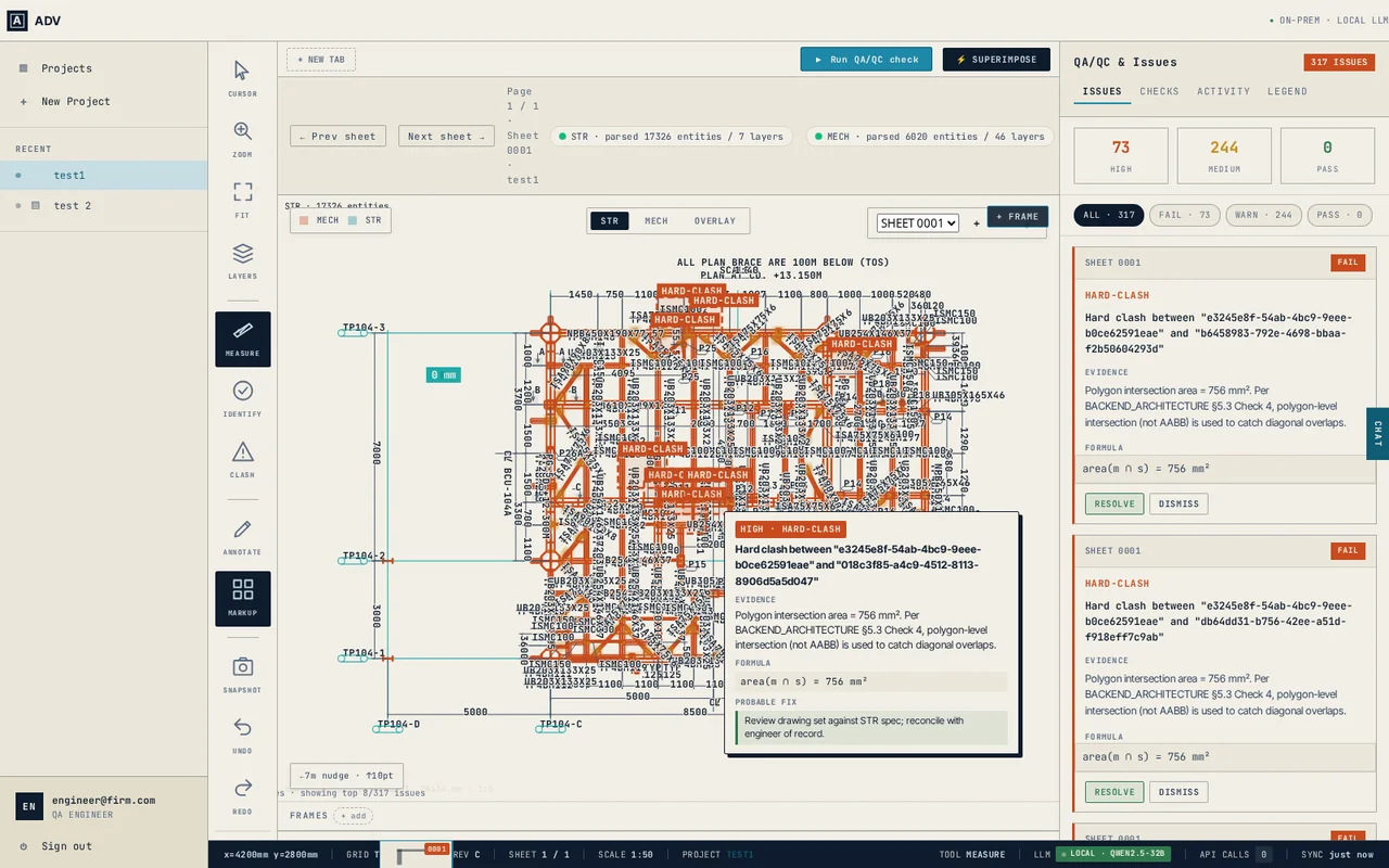 ADV — Agentic CAD Drawing Validation — screen 2